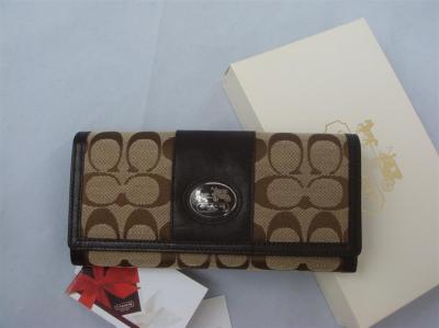 Coach Wallets - 44001 coffee